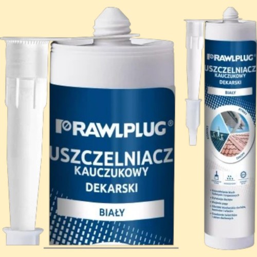 White rubber roofing sealant