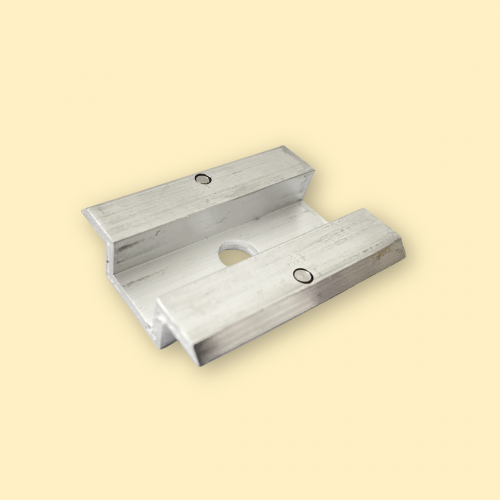 Mittelklemme H11,6 mit Stift - silber (KBH-PV-04-05)