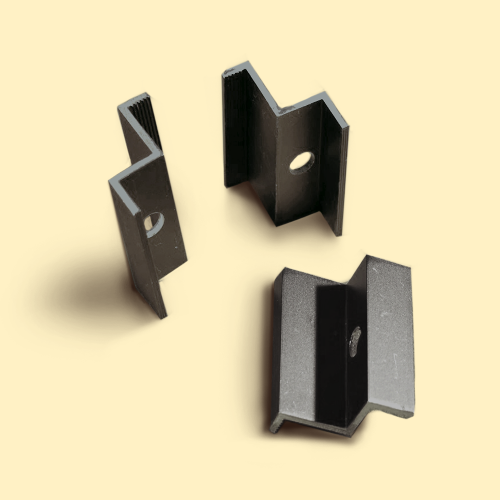 Side Clamp Black Anodized - Various Sizes