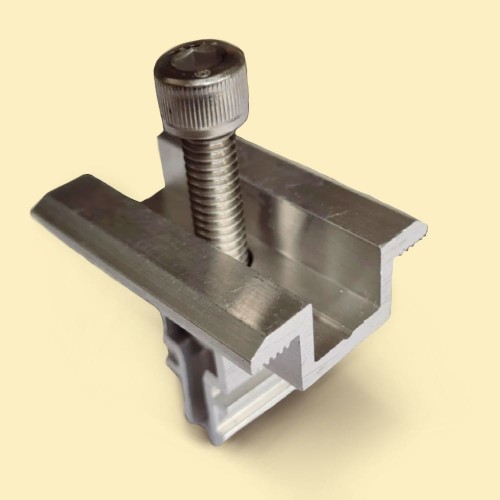 Middle clamp L50 mm click adjustable - slide-in + screw raw