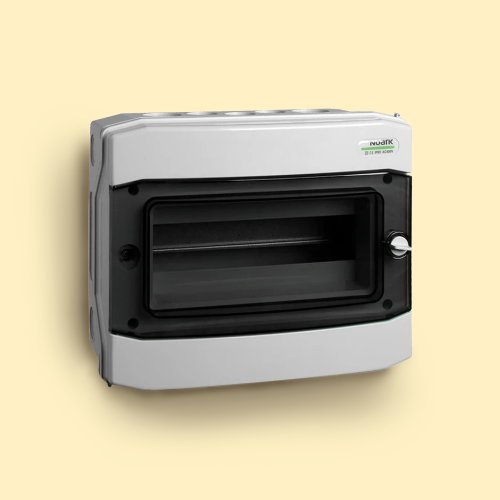 Plastikowa obudowa instalacyjna, natynkowa, IP65, 1 rząd, 12 modułów / 101494 (KBH-PV-200-101494)