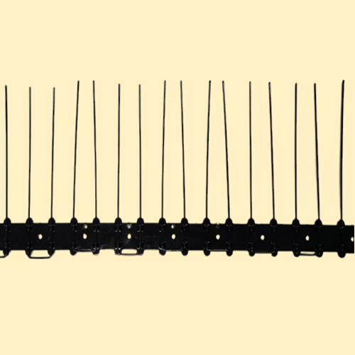 Vogelschutzspikes für Photovoltaik - schwarzes Panel