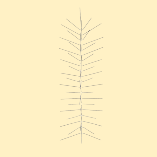 Bird spikes - 50 cm (120 spikes/m)