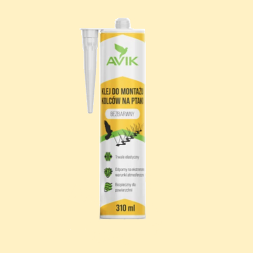 Mounting adhesive for spikes transparent 310 ml